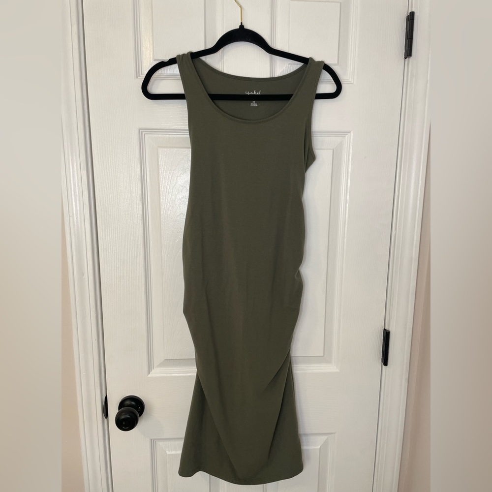Isabel Maternity Sleeveless Midi Dress
